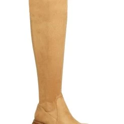 Brand new ๐ Cool Planet by Steve Madden Rosaliaa ๐ฉ Womens Faux Leather Chunky Knee-High ๐ฅพ Boots ๐