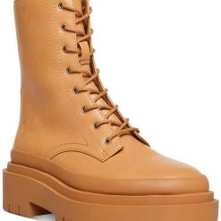 New ๐ Cool Planet by Steve Madden Moss ๐ฉ Womens Faux Leather Round Toe Mid-Calf ๐ฅพ Boots ๐