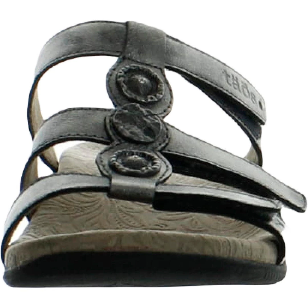 Cheapest ⌛ Taos 👩 Womens Leather Jeweled Slide 🩴 Sandals 😀 2 Cheapest ⌛ Taos 👩 Womens Leather Jeweled Slide 🩴 Sandals 😀 - Image 2