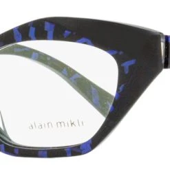 Moussy Sales 18 Wholesale 😉 Alain Mikli 👩 Women's Monette Eyeglasses A03094 005 Blue Memphis/Noir Mikli 53mm 💯