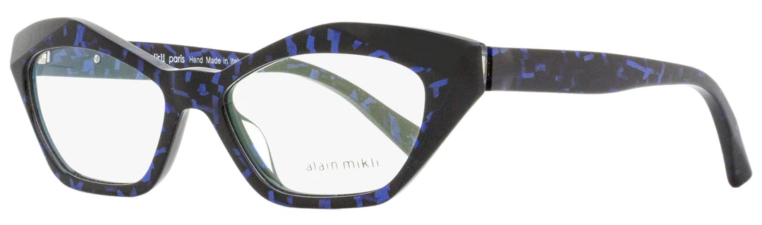 Wholesale 😉 Alain Mikli 👩 Women's Monette Eyeglasses A03094 005 Blue Memphis/Noir Mikli 53mm 💯 1 Wholesale 😉 Alain Mikli 👩 Women's Monette Eyeglasses A03094 005 Blue Memphis/Noir Mikli 53mm 💯