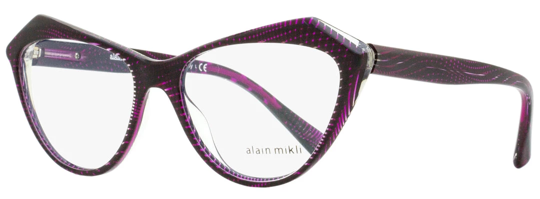 Wholesale ❤️ Alain Mikli 👩 Women's Lumette Eyeglasses A03089 001 Noir Matrix/Fuxia 55mm ⭐ 1 Wholesale ❤️ Alain Mikli 👩 Women's Lumette Eyeglasses A03089 001 Noir Matrix/Fuxia 55mm ⭐