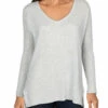 Deals 💯 Ava + Esme Darcey 👩 Womens Knit Cashmere V-Neck Sweater 🛒