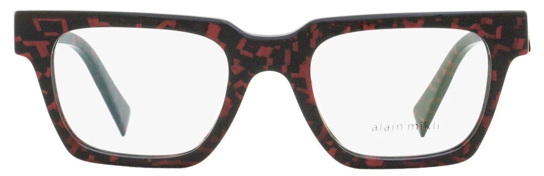 Promo 😍 Alain Mikli Unisex Verney Eyeglasses A03093 002 Rouge Mikli/Noir Mikli 50mm - 👩 women 🛒 2 Promo 😍 Alain Mikli Unisex Verney Eyeglasses A03093 002 Rouge Mikli/Noir Mikli 50mm - 👩 women 🛒 - Image 2