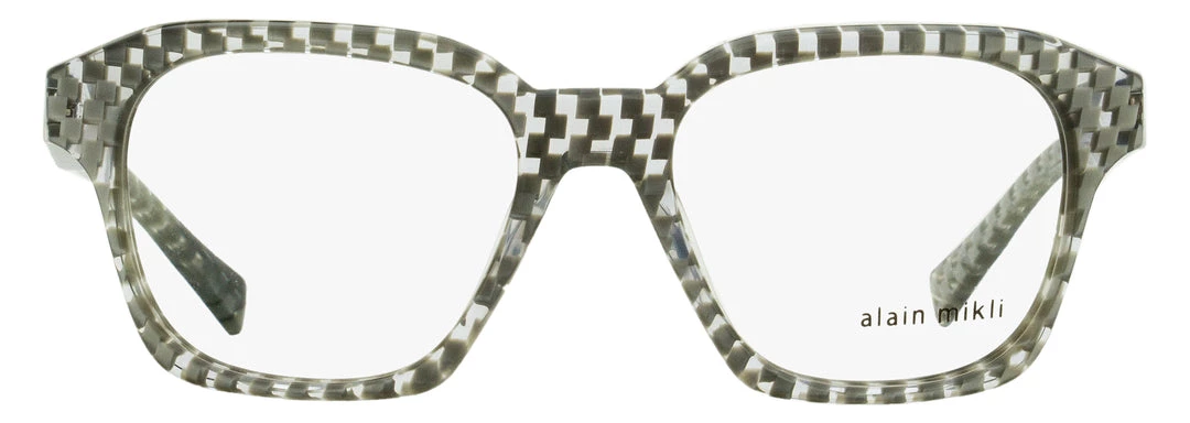 New โ๏ธ Alain Mikli Unisex Cyprien Eyeglasses A03124 001 Damier Silver 54mm - ๐ฉ women ๐ฏ 2 New โ๏ธ Alain Mikli Unisex Cyprien Eyeglasses A03124 001 Damier Silver 54mm - ๐ฉ women ๐ฏ - Image 2