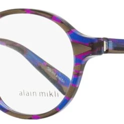 Deals 🧨 Alain Mikli Men's Oval Eyeglasses A03064 004 Rhombus Blue-Brown 47mm ⭐
