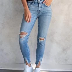 Cheap ๐ Moussy Ithan Skinny L/Blu In L/Blu 111 - ๐ฉ women ๐