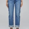 Cheap ✔️ Moussy Franconia Straight 👖 Jeans in Blue - 👩 women ⌛