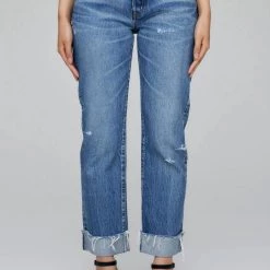 Cheap โ๏ธ Moussy Franconia Straight ๐ Jeans in Blue - ๐ฉ women โ