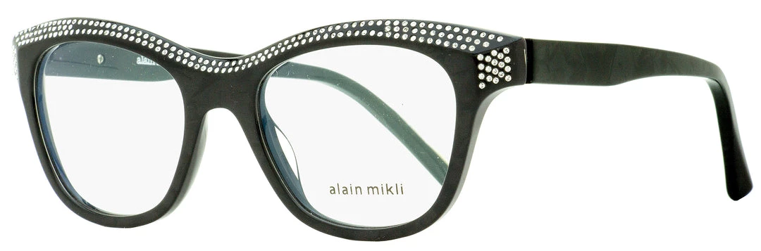 Hot Sale 👍 Alain Mikli 👩 Women's Loulette Eyeglasses A03102B 001 Pearl Black 51mm 🎉 1 Hot Sale 👍 Alain Mikli 👩 Women's Loulette Eyeglasses A03102B 001 Pearl Black 51mm 🎉