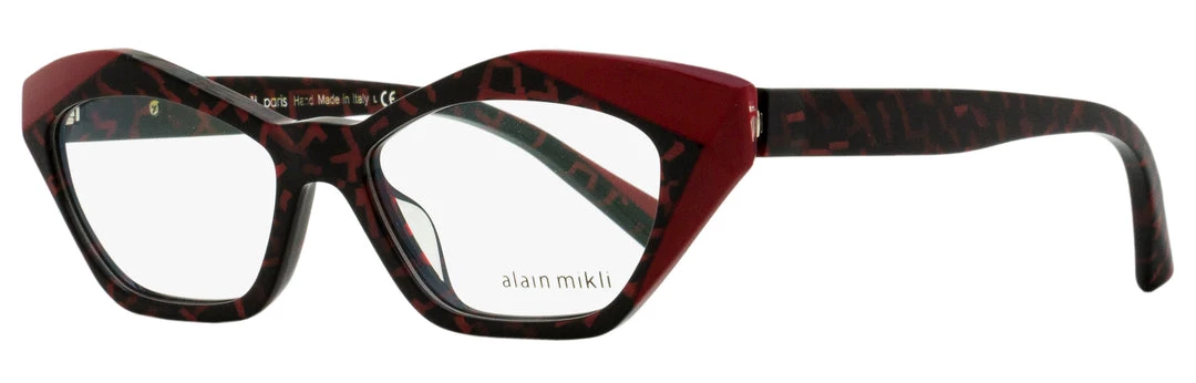 Outlet ✔️ Alain Mikli 👩 Women's Monette Eyeglasses A03094 004 Rouge/Red 53mm 🌟 1 Outlet ✔️ Alain Mikli 👩 Women's Monette Eyeglasses A03094 004 Rouge/Red 53mm 🌟