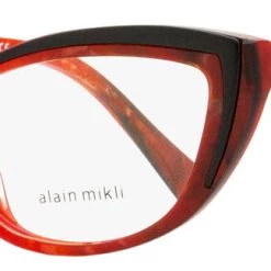 Flash Sale 👍 Alain Mikli 👩 Women's Danseuse Eyeglasses A03092 006 Rouge Noir Mikli 56mm 🎁