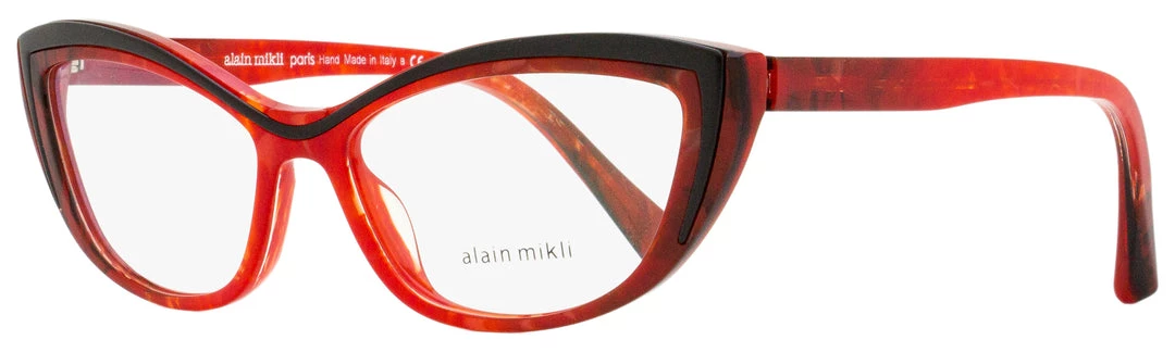 Flash Sale 👍 Alain Mikli 👩 Women's Danseuse Eyeglasses A03092 006 Rouge Noir Mikli 56mm 🎁 1 Flash Sale 👍 Alain Mikli 👩 Women's Danseuse Eyeglasses A03092 006 Rouge Noir Mikli 56mm 🎁