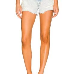 Buy 💯 Moussy Vellrock Short In Light Blue - 👩 women ✨