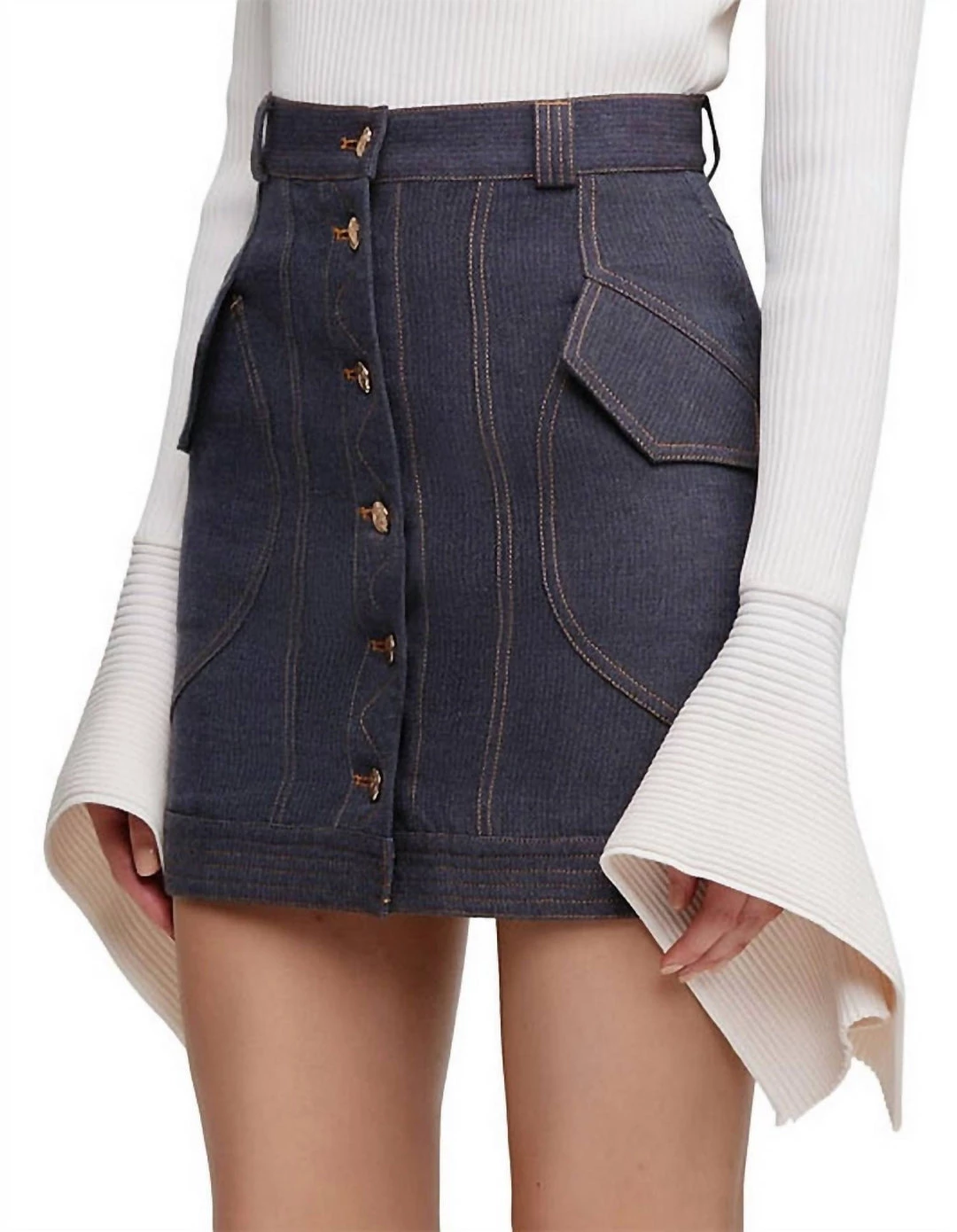 Coupon 🔔 Acler Rosanna 👗 Skirt in Indigo - 👩 women 🎁 3 Coupon 🔔 Acler Rosanna 👗 Skirt in Indigo - 👩 women 🎁 - Image 3