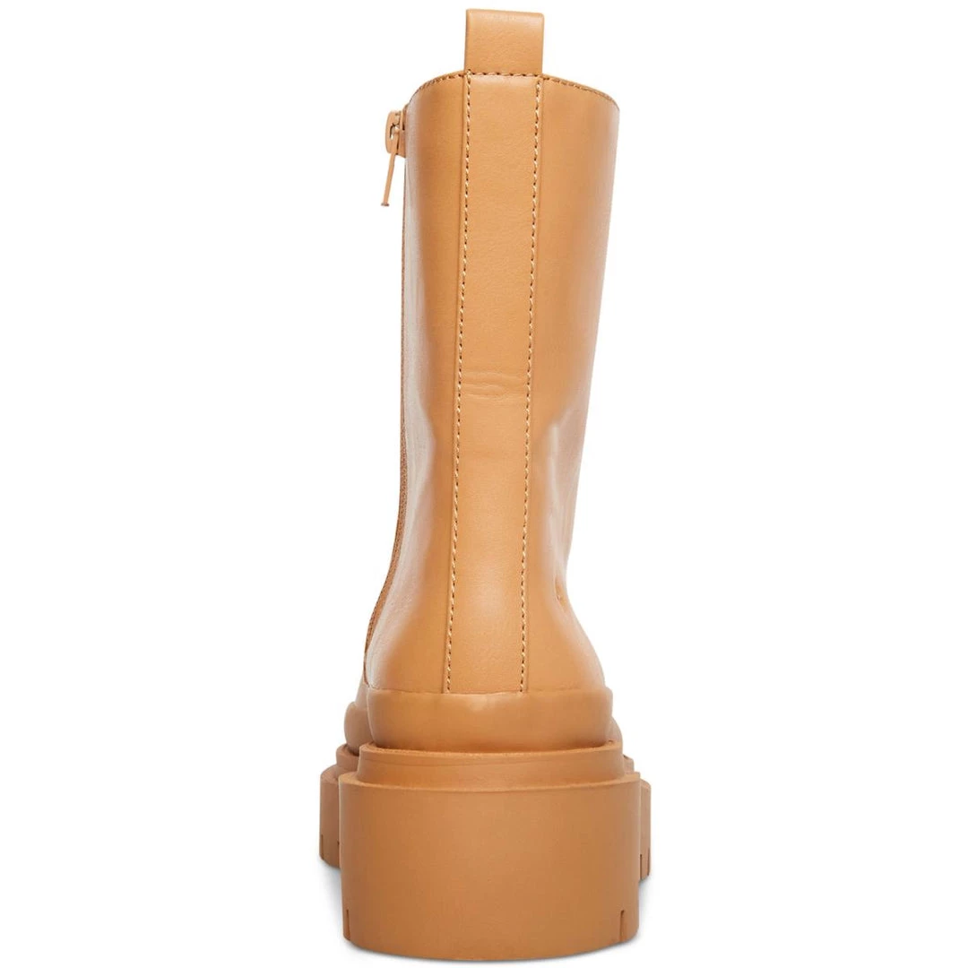 New 😀 Cool Planet by Steve Madden Moss 👩 Womens Faux Leather Round Toe Mid-Calf 🥾 Boots 😉 3 New 😀 Cool Planet by Steve Madden Moss 👩 Womens Faux Leather Round Toe Mid-Calf 🥾 Boots 😉 - Image 3