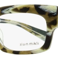 Best Sale 👏 Alain Mikli Unisex Robel Eyeglasses A03101 002 Brown Tortoise Horn 54mm - 👩 women ✨