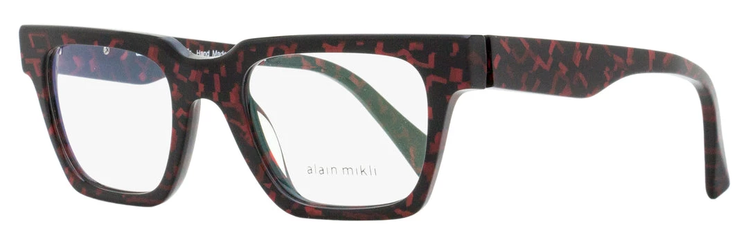 Promo 😍 Alain Mikli Unisex Verney Eyeglasses A03093 002 Rouge Mikli/Noir Mikli 50mm - 👩 women 🛒 1 Promo 😍 Alain Mikli Unisex Verney Eyeglasses A03093 002 Rouge Mikli/Noir Mikli 50mm - 👩 women 🛒