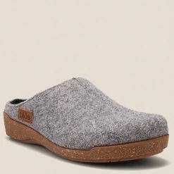 Moussy Sales 8 Hot Sale 😀 Taos Woollery Clog in Grey - 👩 women ⭐