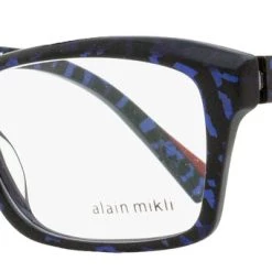 Best Pirce 😉 Alain Mikli Unisex Trier Eyeglasses A03095 005 Blue Memphis 54mm - 👩 women ❤️