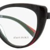 Outlet 🎁 Alain Mikli 👩 Women's Eyeglasses A03084 002 Black/Burgundy 55mm 🎉