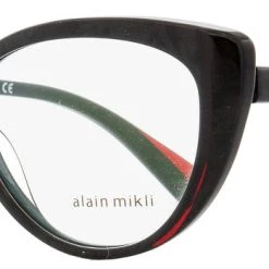 Outlet 🎁 Alain Mikli 👩 Women's Eyeglasses A03084 002 Black/Burgundy 55mm 🎉