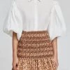 Buy 🎁 Acler Kyle 👗 Skirt in Neutral Leaves - 👩 women 😀