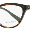 Wholesale ✔️ Alain Mikli 👩 Women's Cateye Eyeglasses A03067 002 Pointille Black Havana 54mm ✔️