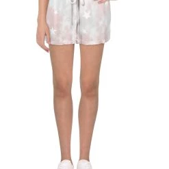 Discount 🎁 Ava + Esme 👩 Womens Paperbag Printed Casual Shorts 👏