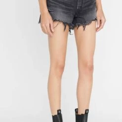 Best Pirce ๐ Moussy Shirley Denim Shorts in Black - ๐ฉ women ๐