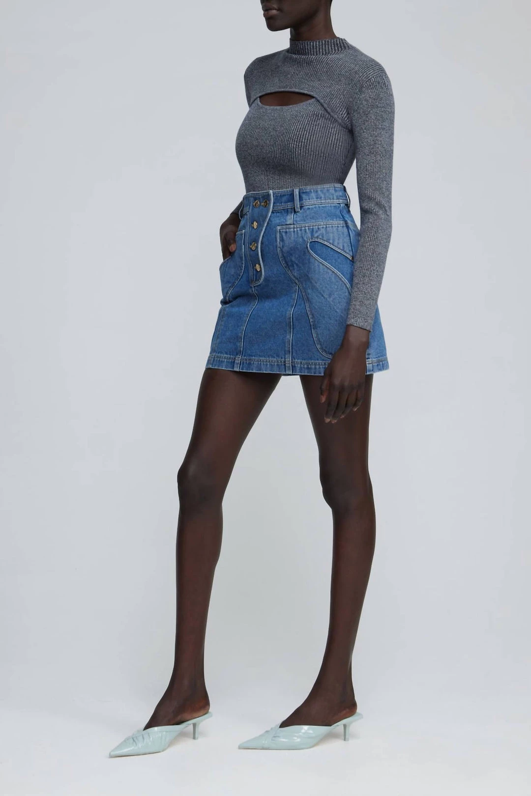 Cheapest 😀 Acler Rockwell Top in Ocean Mix - 👩 women ✨ 2 Cheapest 😀 Acler Rockwell Top in Ocean Mix - 👩 women ✨ - Image 2