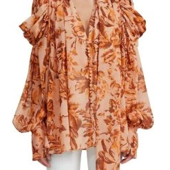 Cheap 😀 Acler Swansea Blouse in Peach Floral - 👩 women 😉