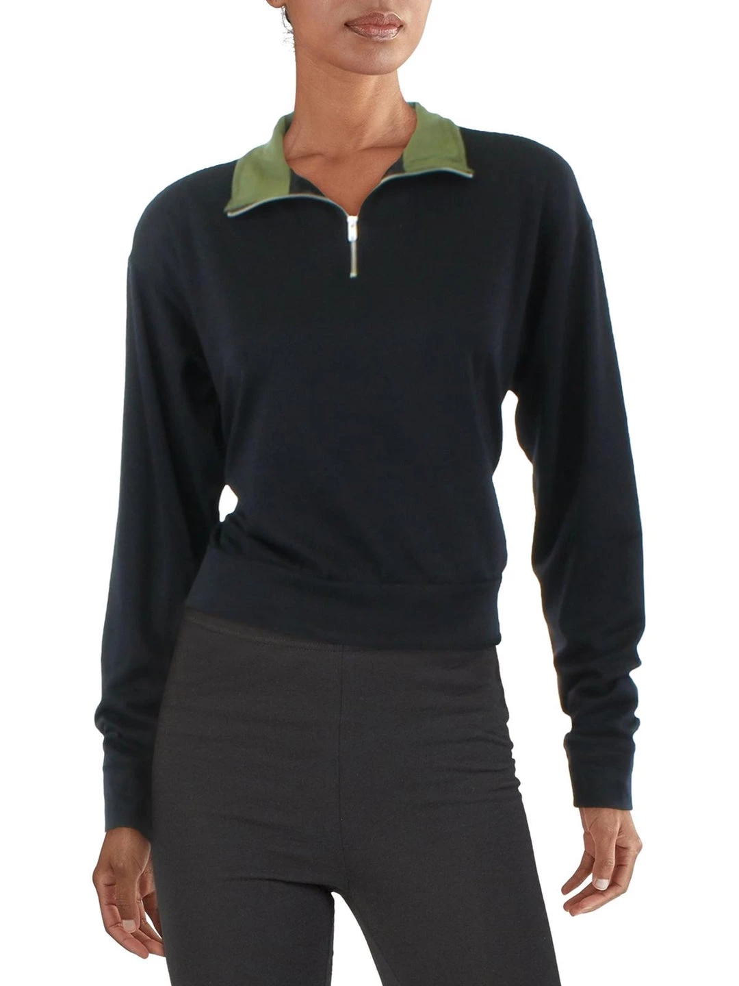 Best Sale ๐ Ava + Esme ๐ฉ Womens Henley Contrast Collar Pullover Top โจ 2 Best Sale ๐ Ava + Esme ๐ฉ Womens Henley Contrast Collar Pullover Top โจ - Image 2