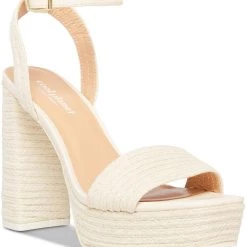 Top 10 🧨 Cool Planet by Steve Madden Playa 👩 Womens Ankle Strap Open Toe Platform 👠 Heels 😉