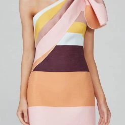 Discount 🧨 Acler Parker 👗 Dress in Rainbow Stripe - 👩 women 👍