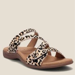 Cheapest 😉 Taos Double U Strap 🩴 Sandal in Tan Leopard - 👩 women 💯