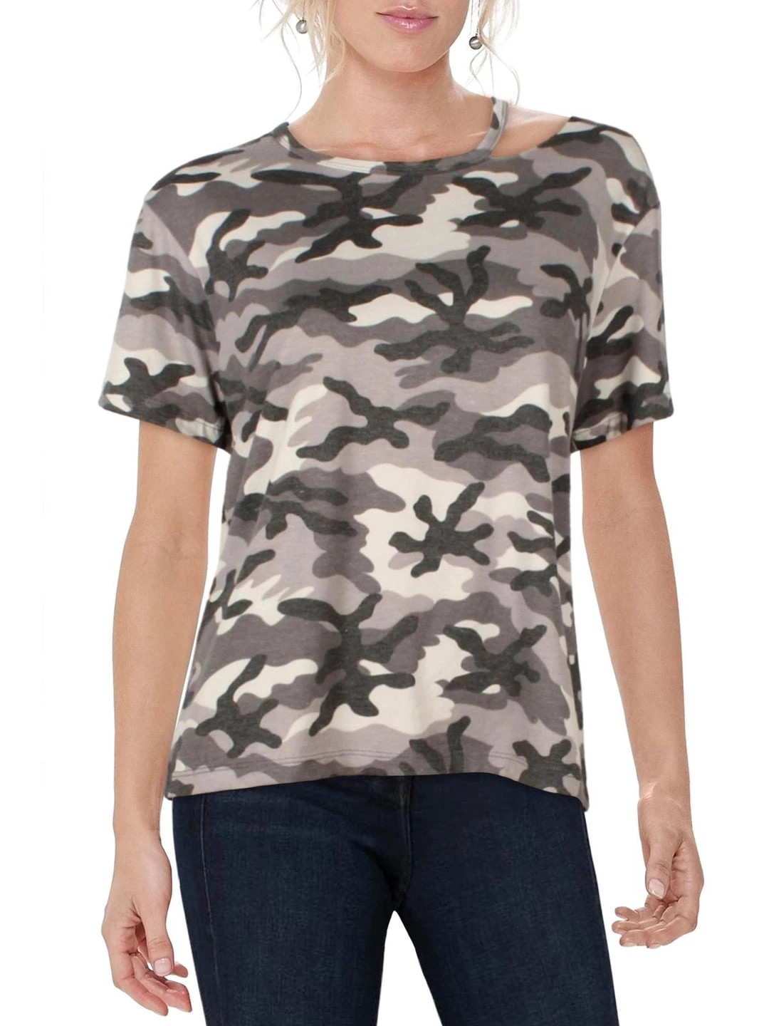 New ๐ Ava + Esme ๐ฉ Womens Destroyed Short Sleeves T-Shirt ๐ 1 New ๐ Ava + Esme ๐ฉ Womens Destroyed Short Sleeves T-Shirt ๐