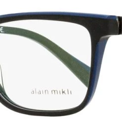 Top 10 💯 Alain Mikli Men's Rectangular Eyeglasses A03083 001 Blue/Black 54mm ⭐
